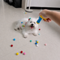 Calming Puff Launcher (100 x soft fuzzy puff balls)